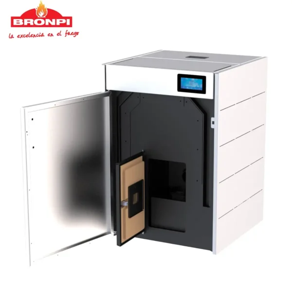 caldera pellets hydrobox abierta