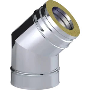 codo doble pared tuberia estufas