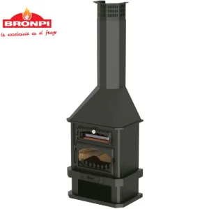 estufa leña aire bronpi ebro