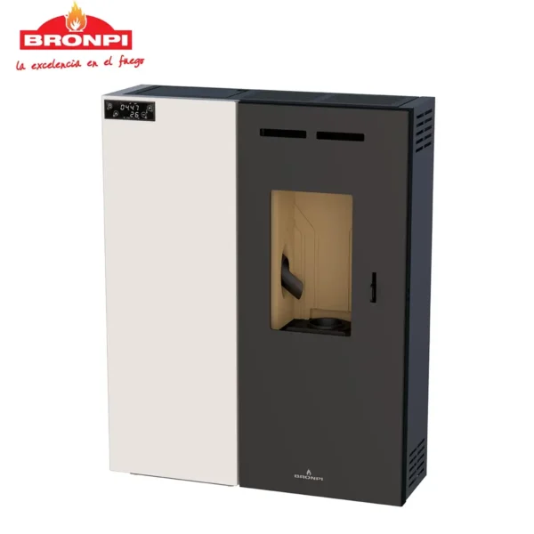 estufa pellets bronpi minerva blanca